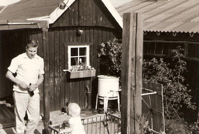5 - Rasmus Nielsen og datteren Dorthe 1964
