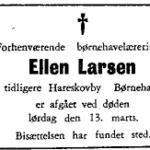 Ellen Larsen 13 marts 1965